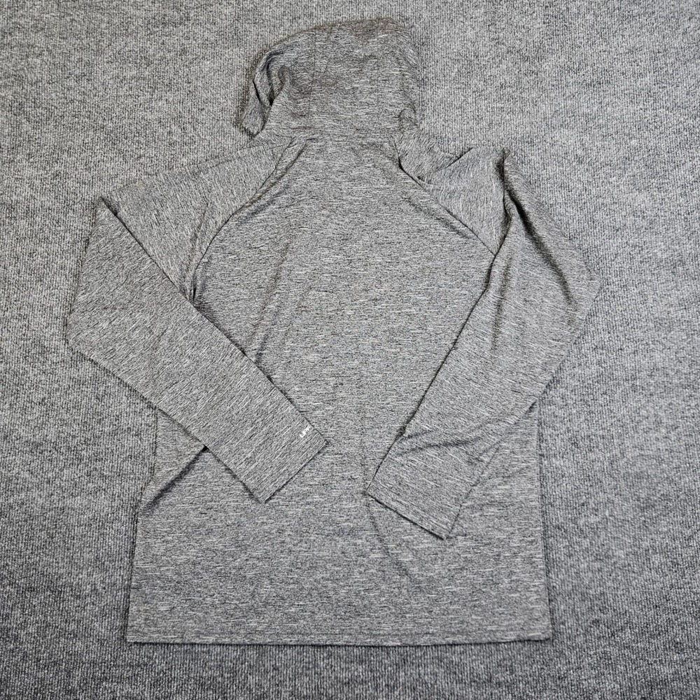 Nike Swim Hydroguard Hoodie Shirt Men M Dri-FIT Long Sleeve Hooded Gray NESSB669 - Picture 7 of 7